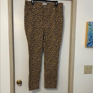 Leopard print jean